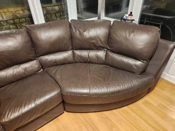 Leather Sectional Couch