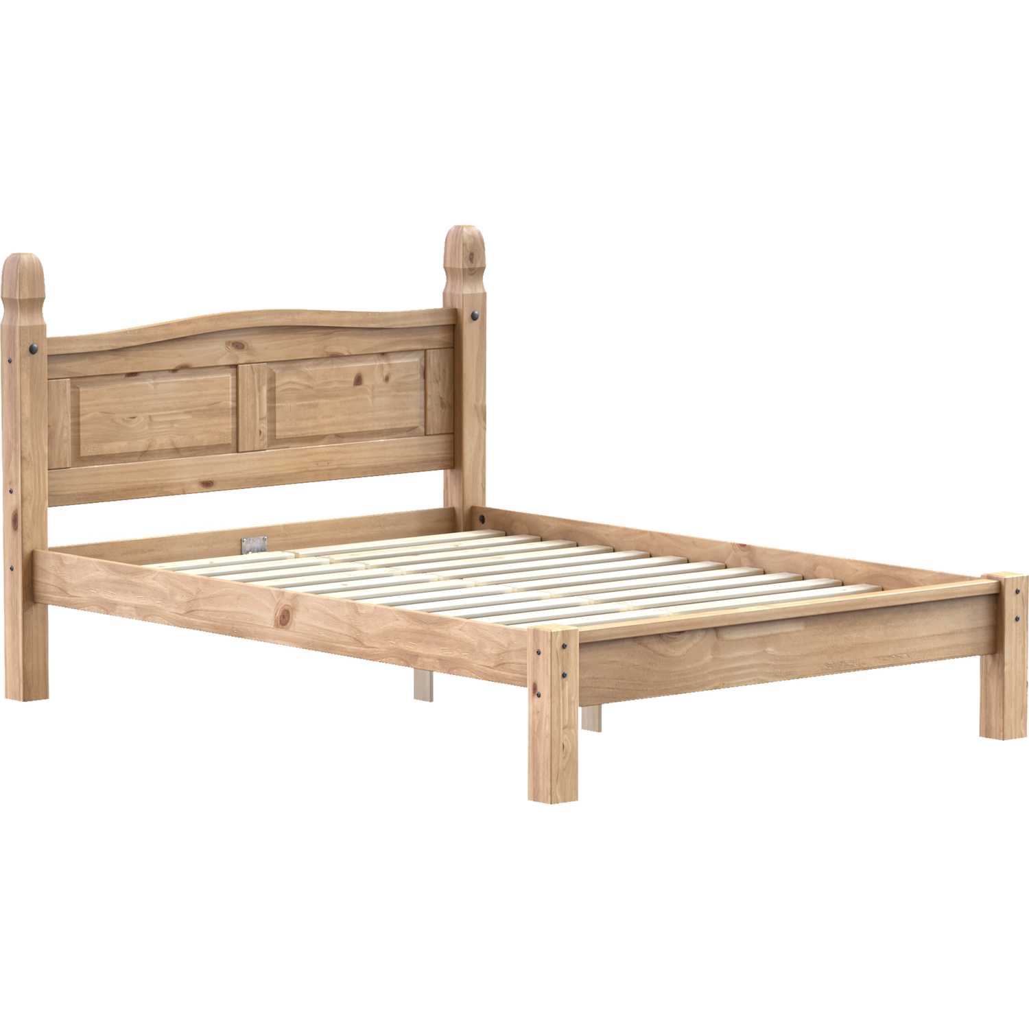 2 single pine bedframes