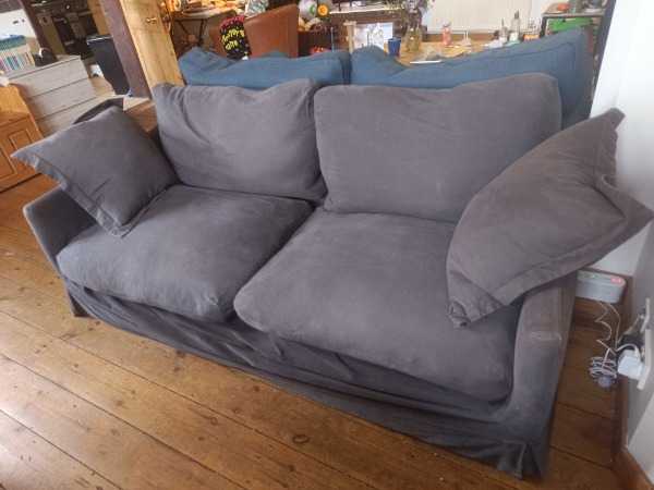 John Lewis Grey Sofa - 3 Person