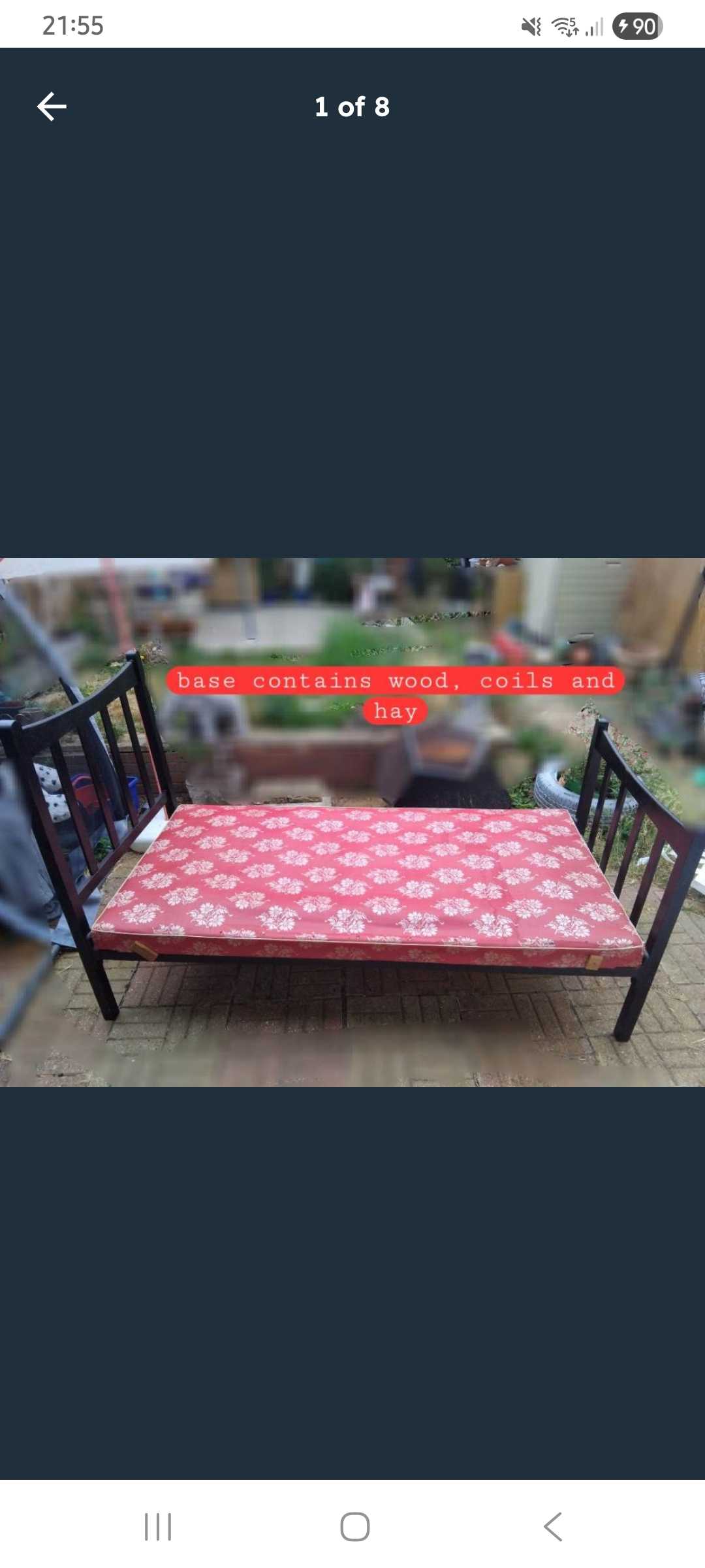 Single bed frame
