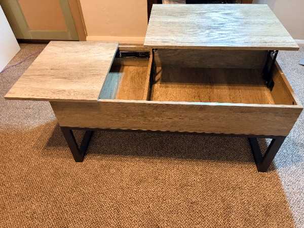 small coffee table type unit with storage