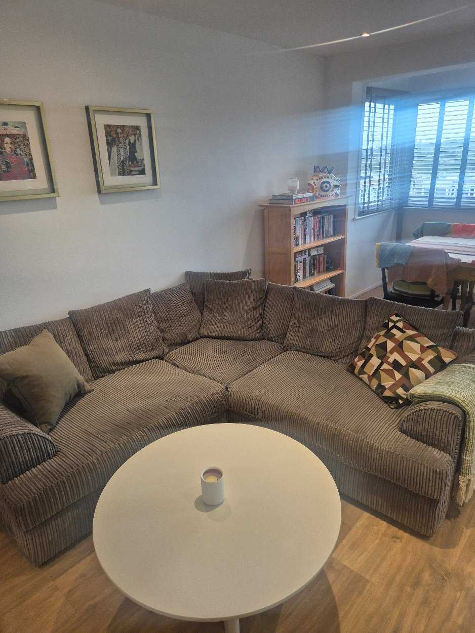 Grey corner sofa in Upminster