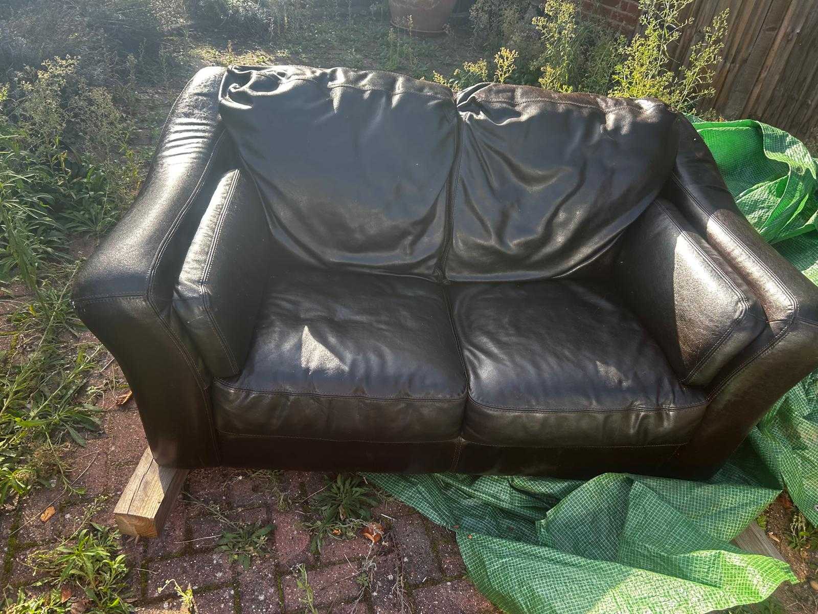 Leather sofa