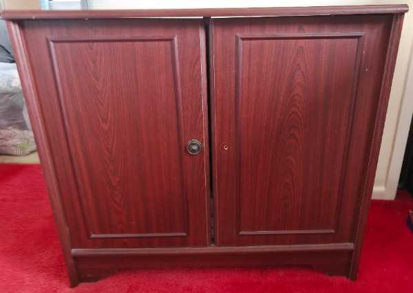 2 Veneer Cabinets