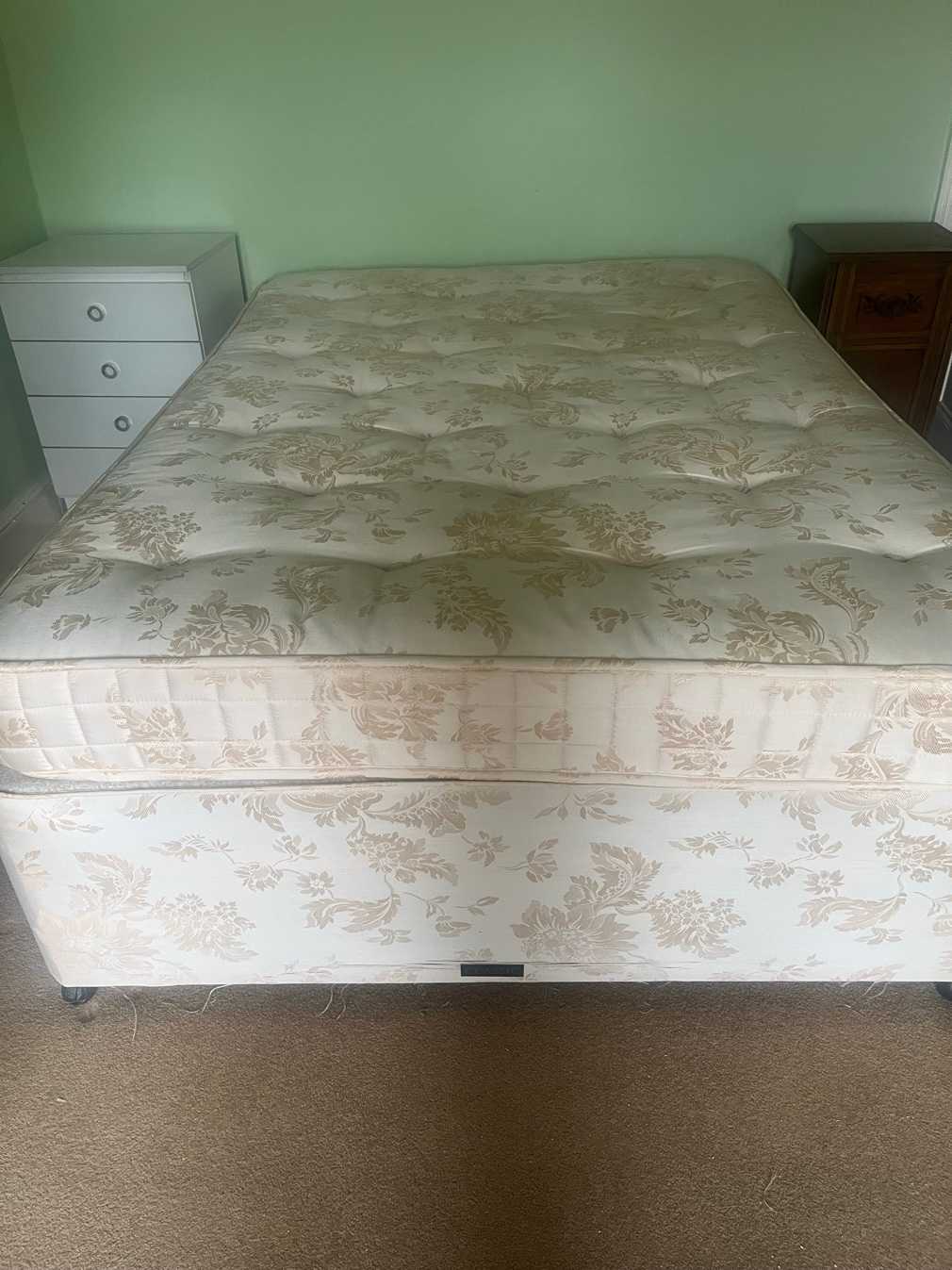 Double bed & mattress