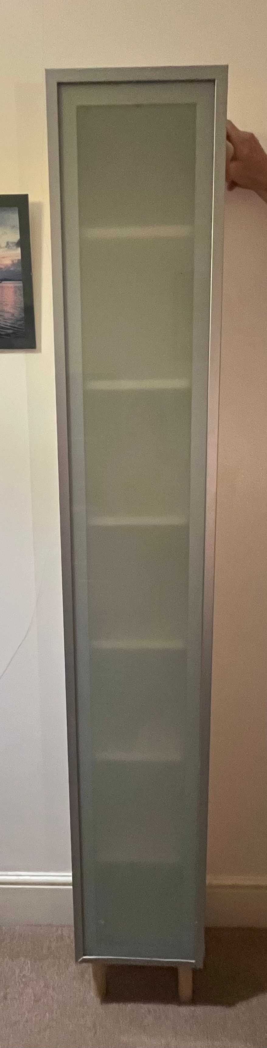 Tall narrow Ikea white cabinet