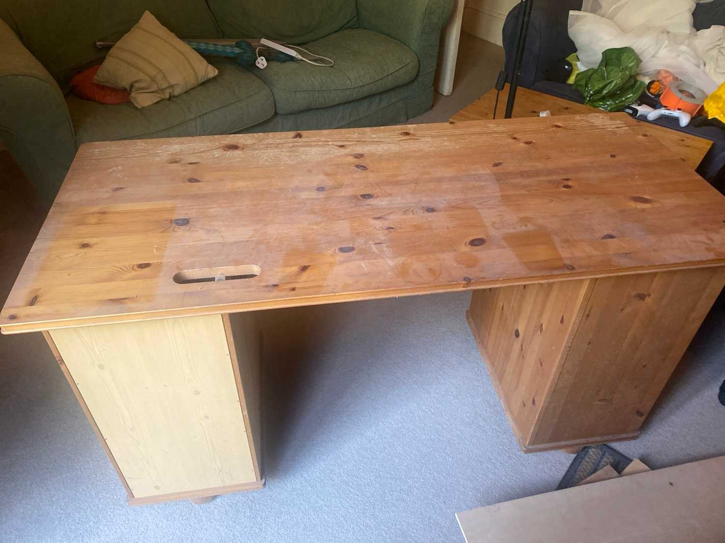 Computer/office desk solid wood