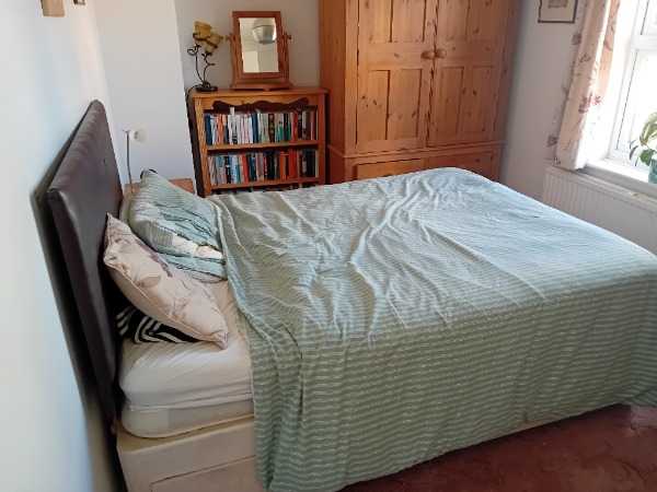 Double divan bed and mattress