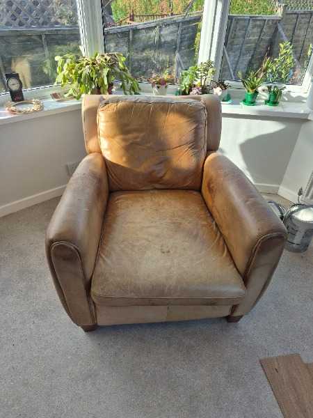 FREE Sofology Leather chair