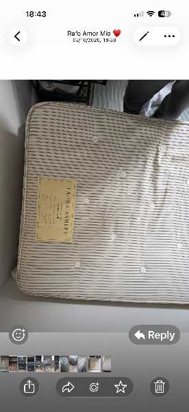 Laura Ashley Two single beds with mattress,