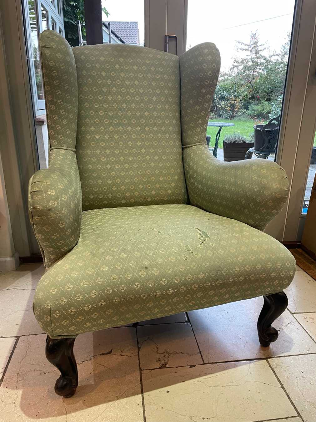Vintage Wingback Armchair - Awaiting Collection