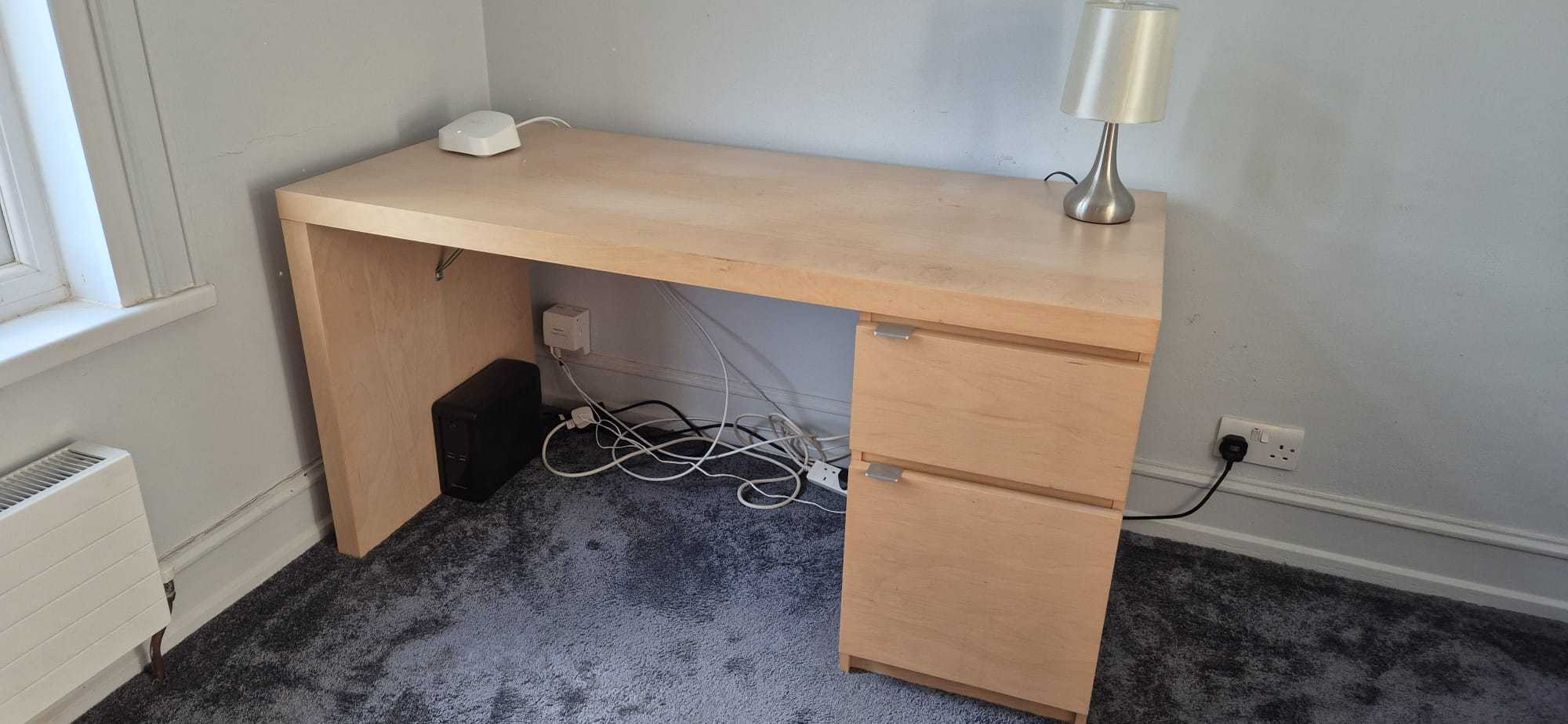 Computer table and cabinet