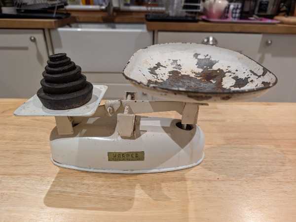 Vintage balance scales