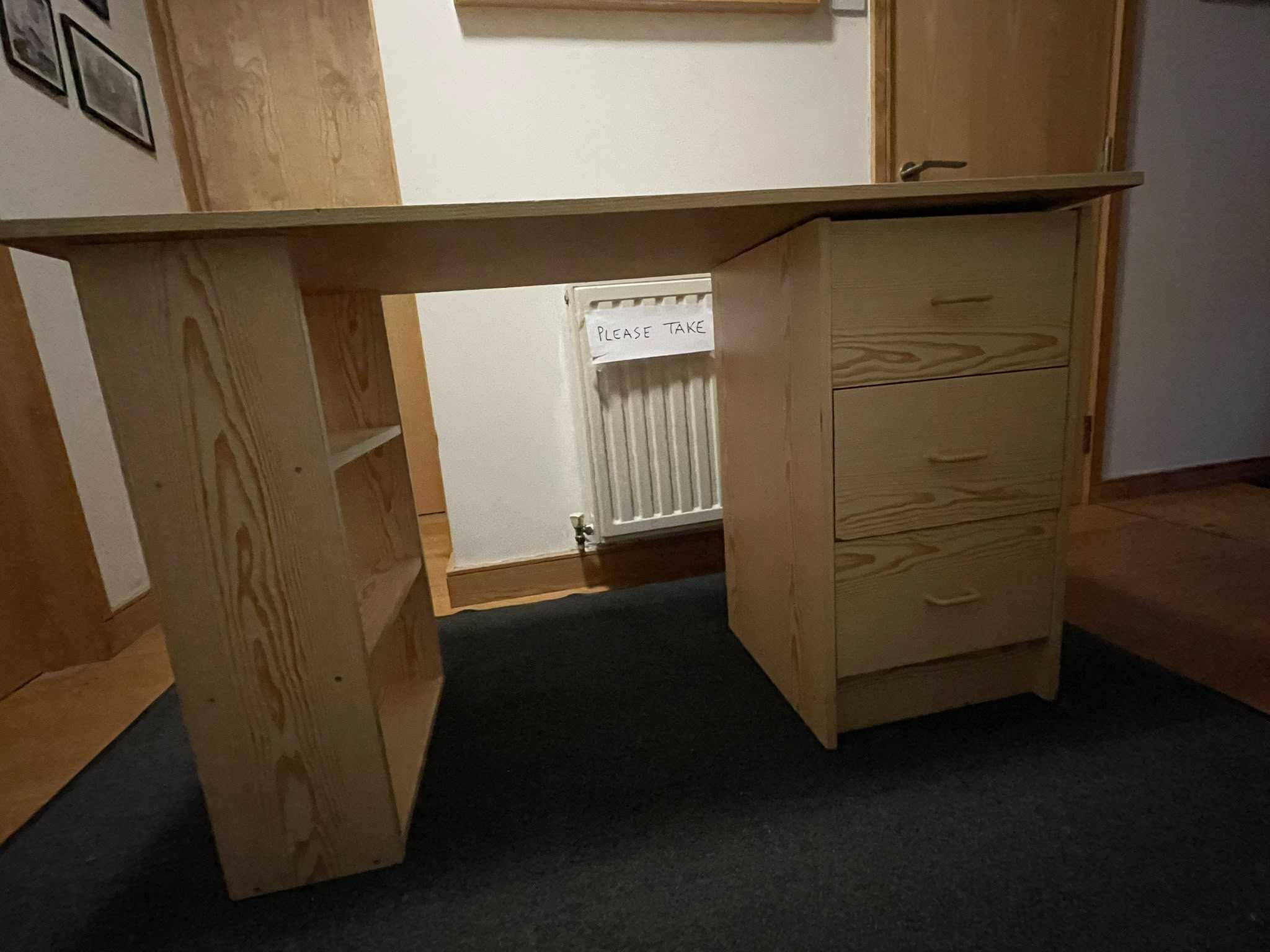 Desk with drawers