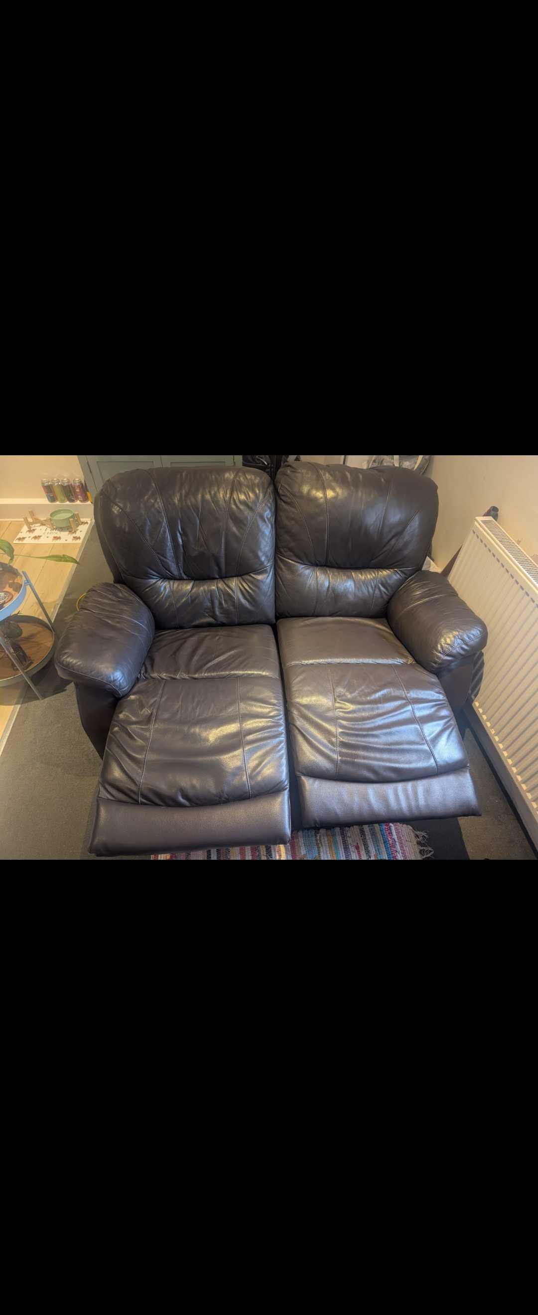 leather sofa