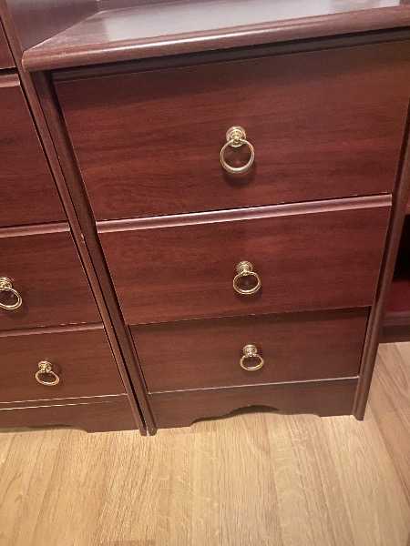 Drawers and bedside table