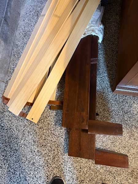 Amazon slatted full size bed frame
