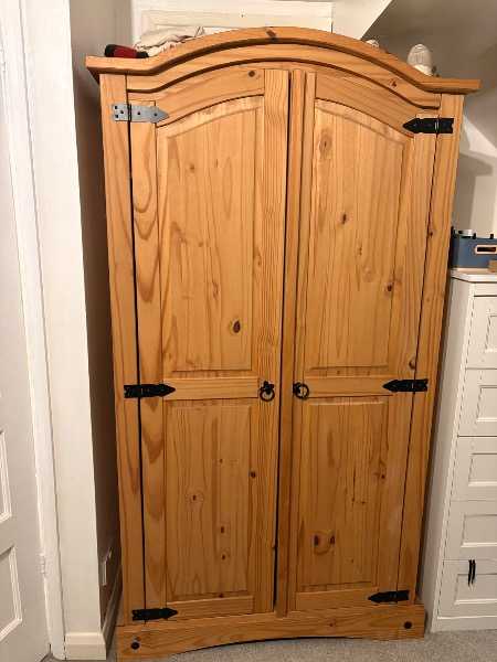 Pine wardrobe