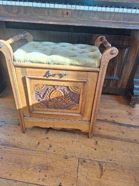 Piano Bench  - House Clearance!- Thurs/Fri/Sat collection