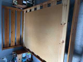 Wooden Double Bed Frame Only