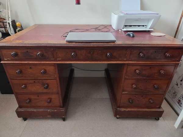 Wooden desk