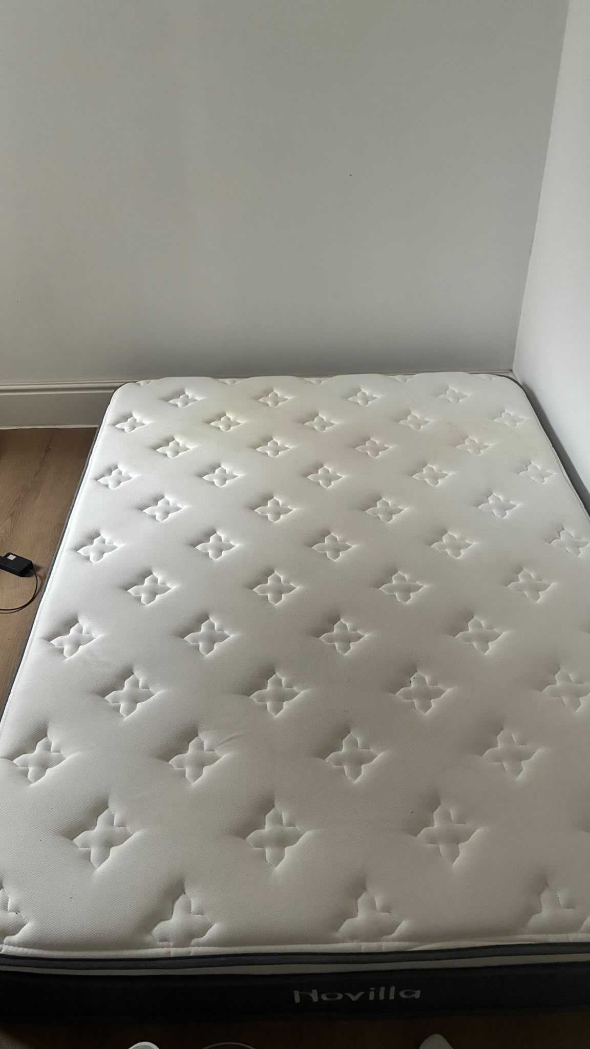 Double size mattress and bed frame