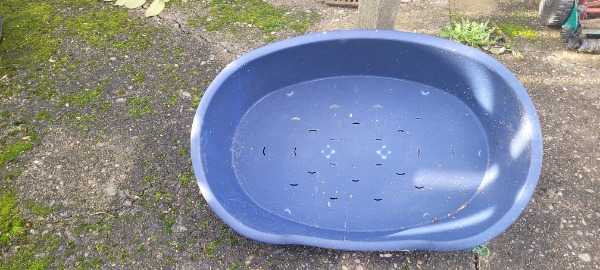 Medium plastic dog bed