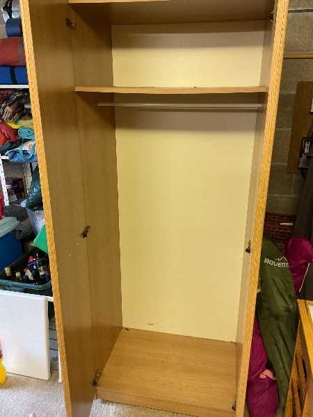 Wardrobe 2 door Light wood