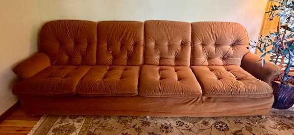 70’s Corduroy Couch and Chairs