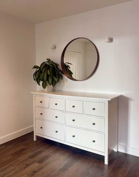 IKEA HEMNES Chest of 8 drawers in white