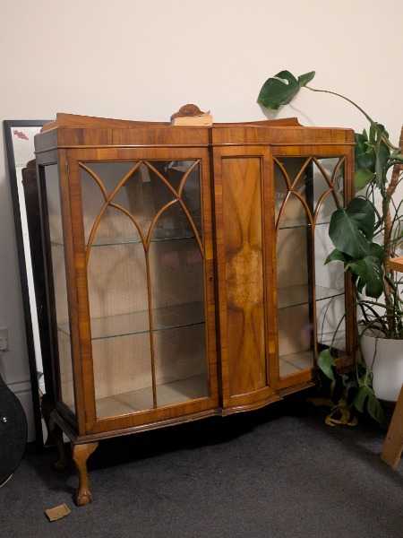 Glass doored cabinet