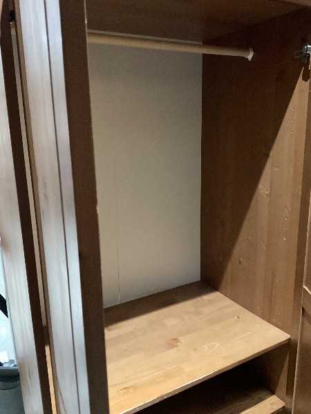 Wooden wardrobe