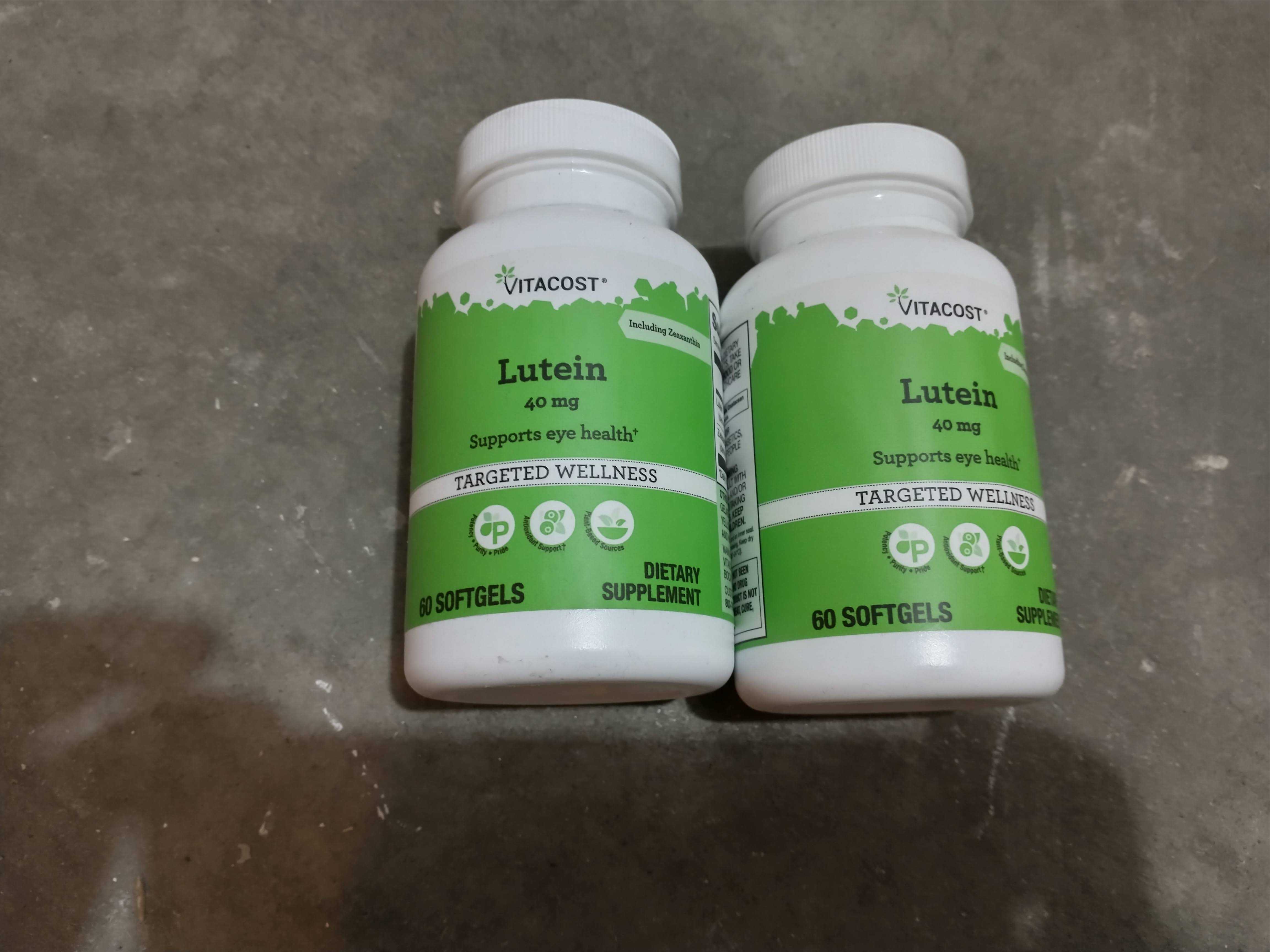 Lutein tablets - in new, original sealed container