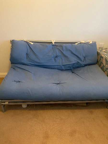 Small double futon sofa bed