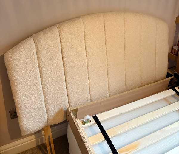 Small double headboard.