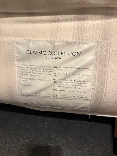 IKEA MALM Double Bed Frame & John Lewis Double Mattress