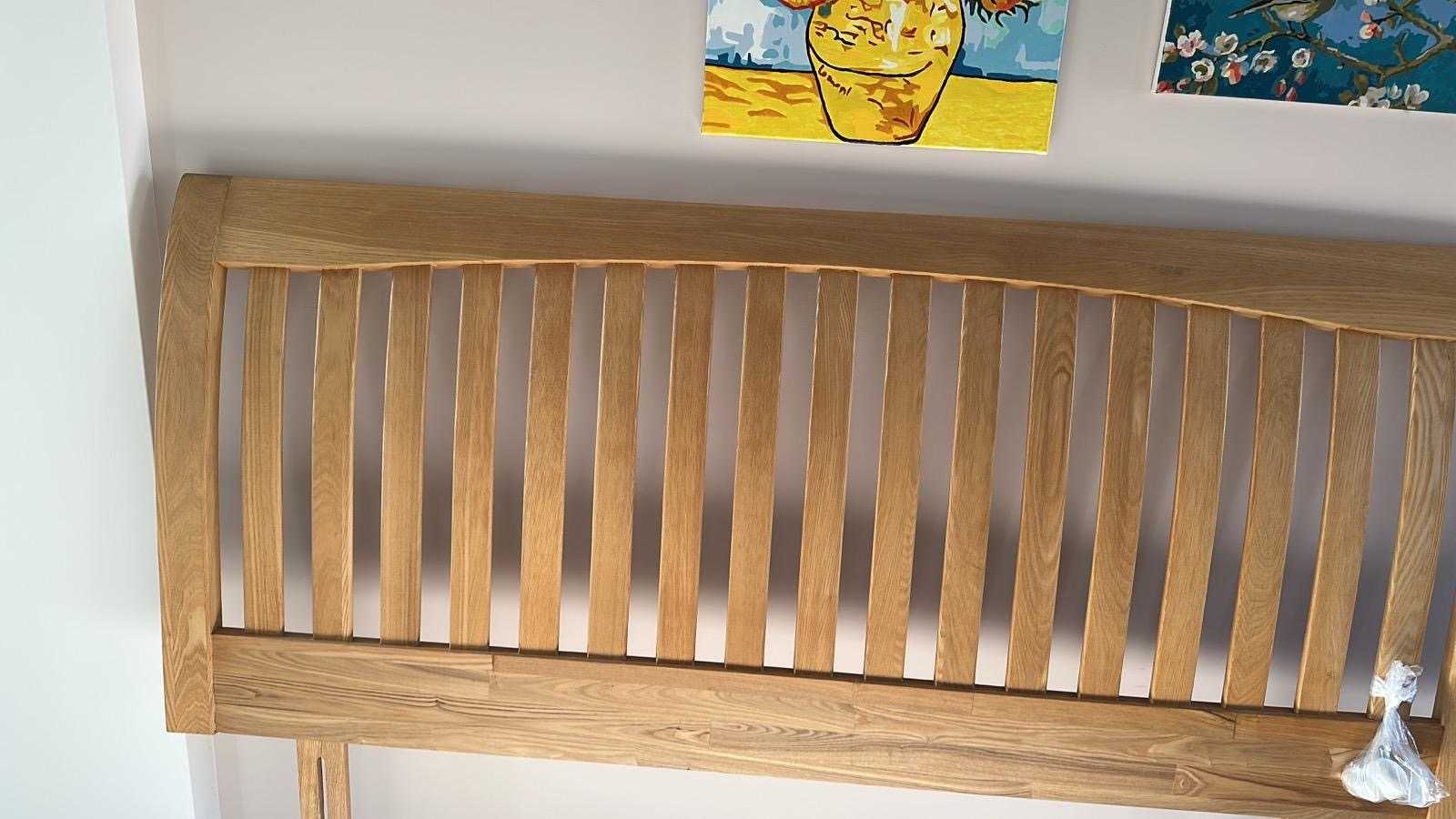King size wooden headboard