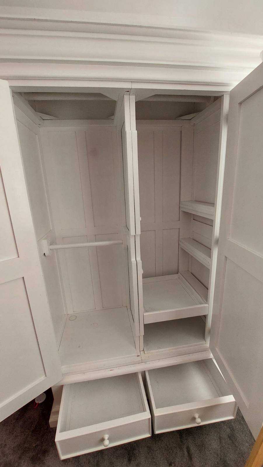 White Double Wardrobe