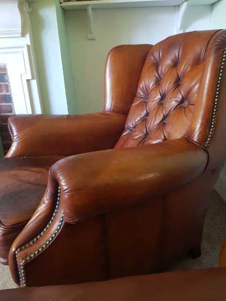 Armchair leather