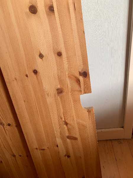 Shelving wood