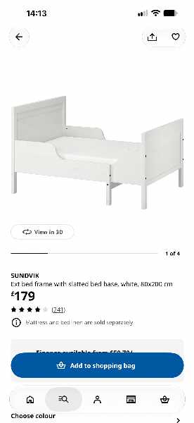 IKEA Adjustable Kids Bed