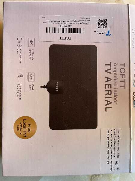 TCFTT amplified indoor TV aerial