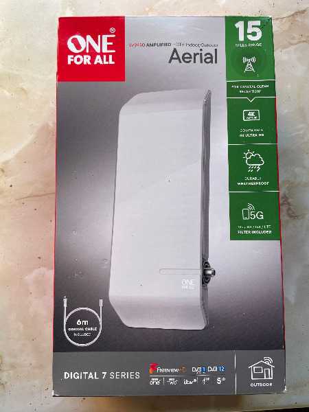Indoor/outdoor TV aerial