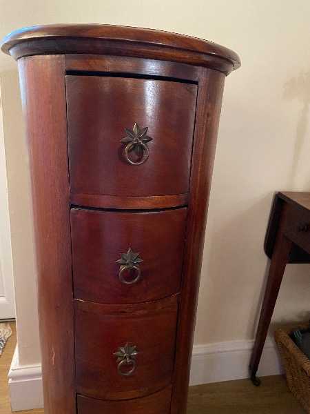 Indonesian Hardwood Drum Chest