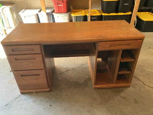 Large Oak Desk