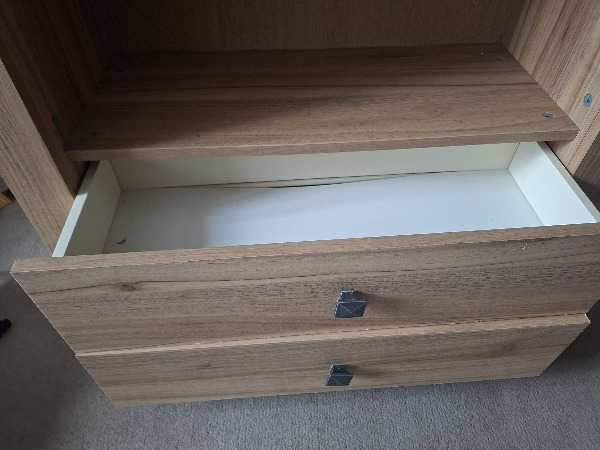 Bookcase with 2 draws